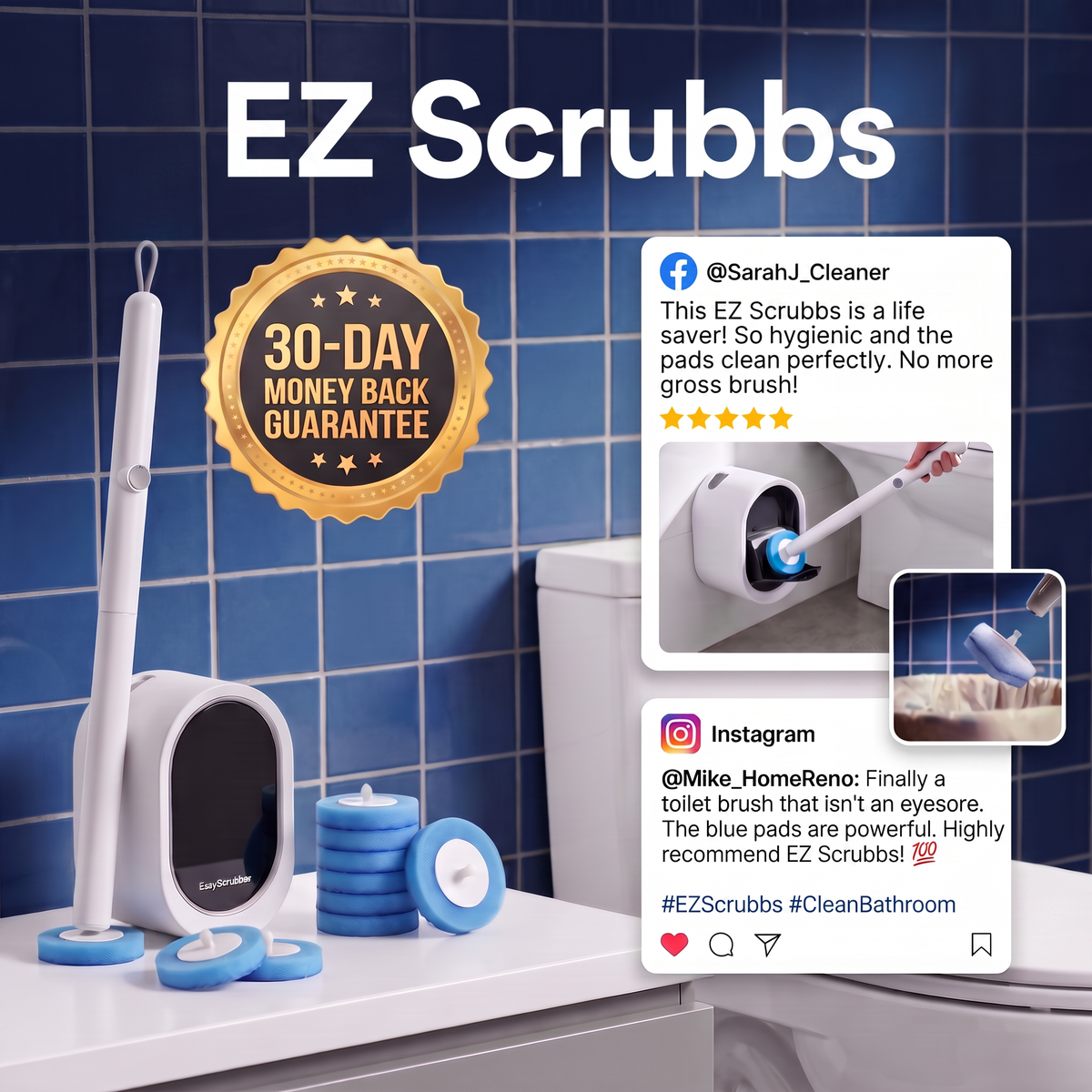 EZ Toilet Scrubber™ QuickClean Refills